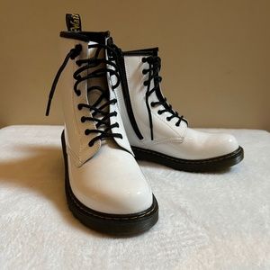 Dr. Martens White Combat Boot